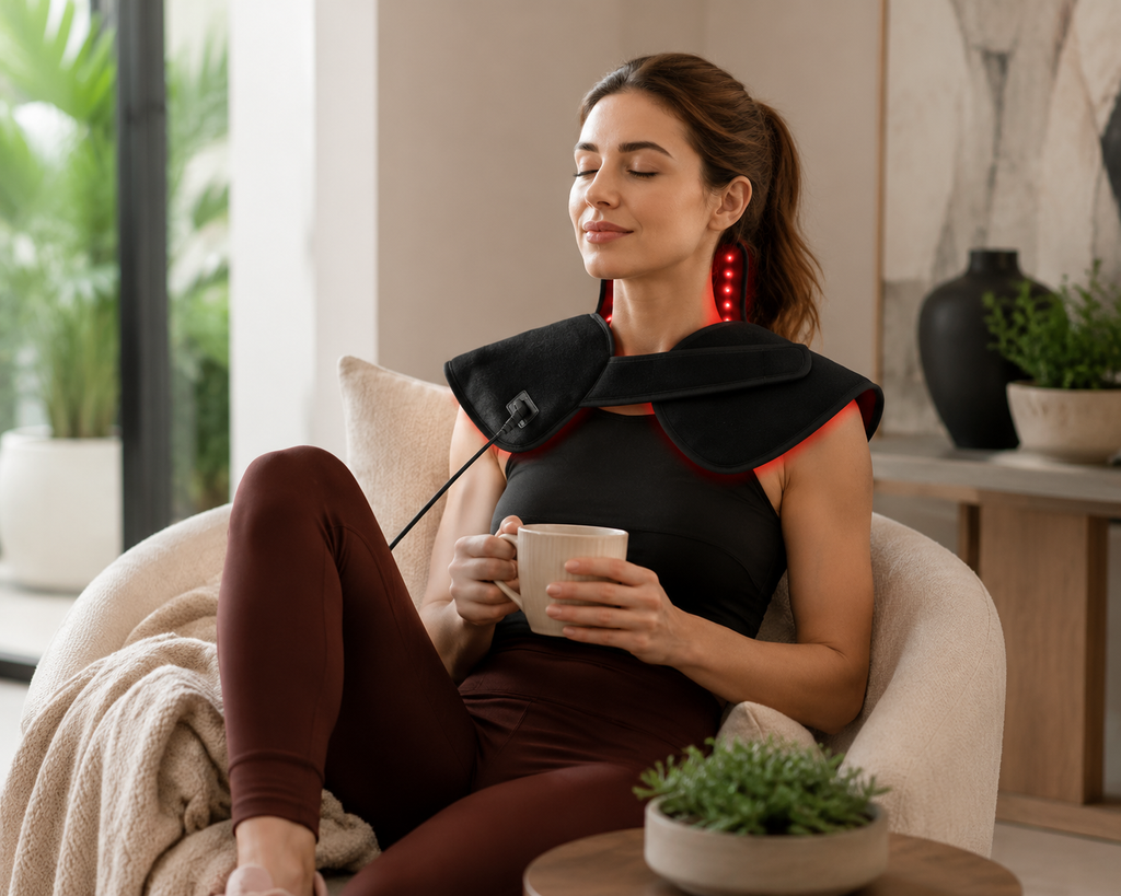 Atlas Cape™ Wearable Red Light Therapy for Neck & Shoulder Recovery